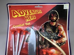 Adventure Hero Combat Set Bootleg Rambo Style 80s Toy MOC Vintage Rare