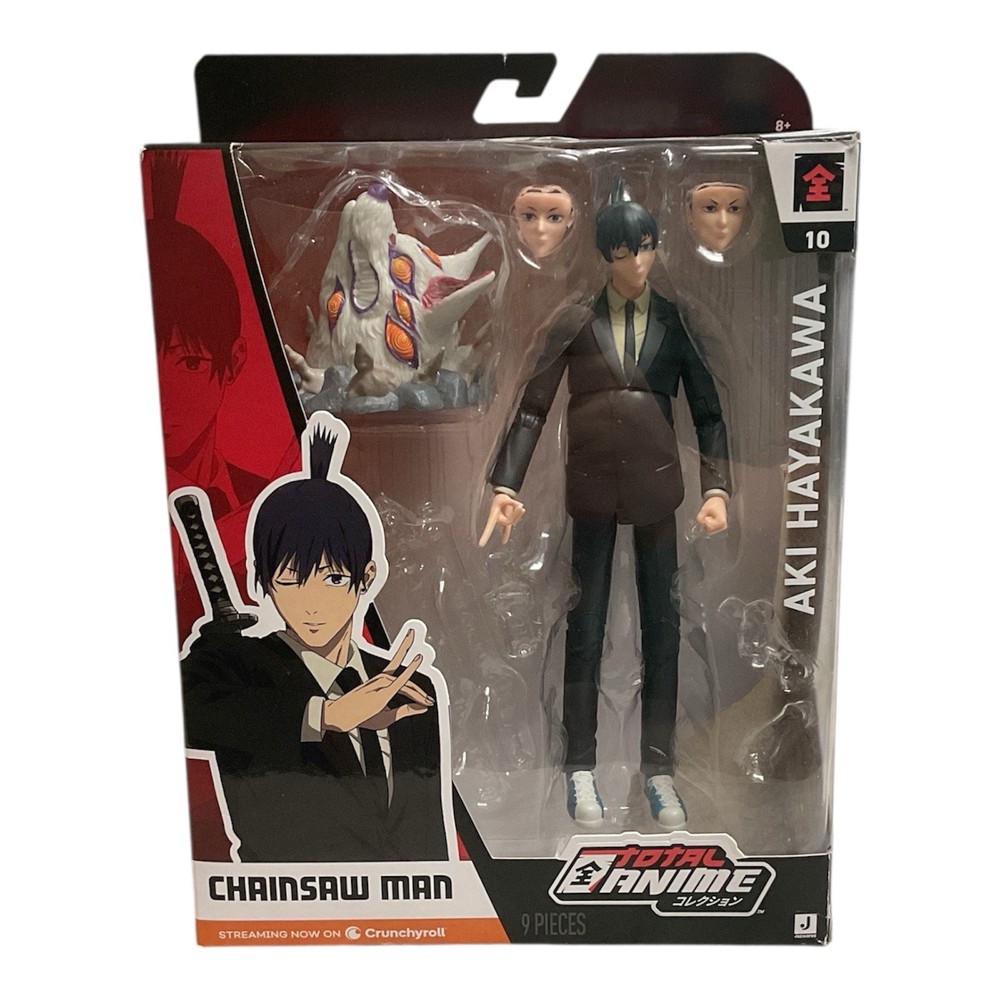 Total Anime Chainsaw Man Aki Hayakawa Action Figure Boxed *Missing Accessories*