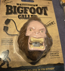 Authentic Big Foot Caller Alley Oop! & Bigfoot Trap Sasquatch Novelty Gifts