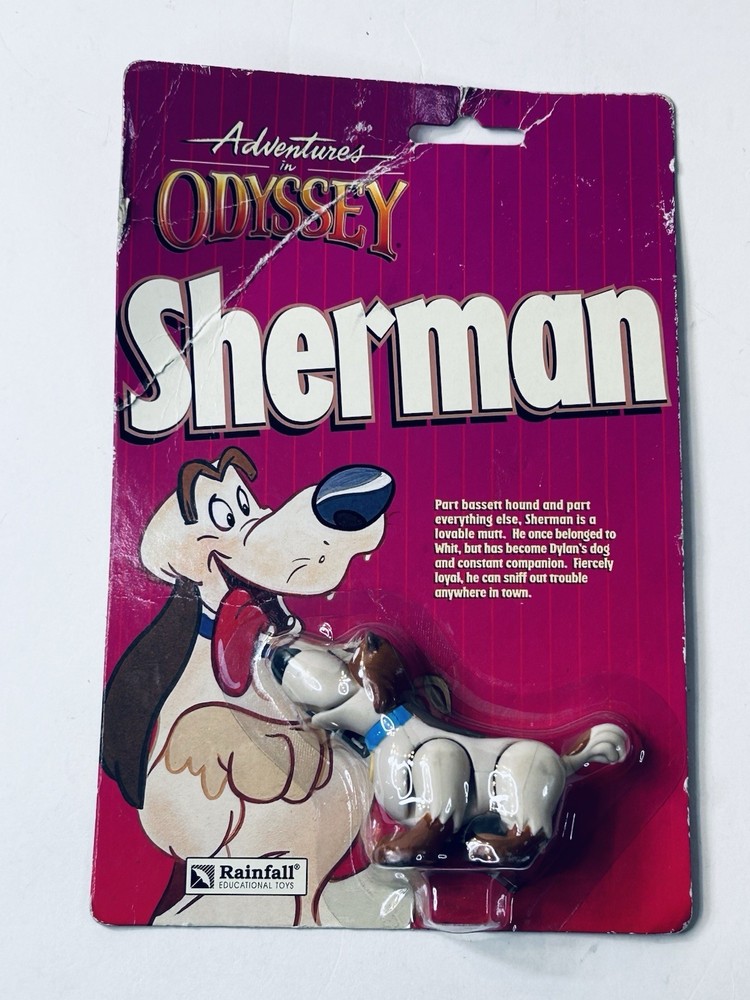 Adventures In Odyssey Action Figure Sherman Dog Focus On The Family Toy Rare New