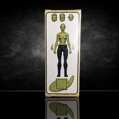 Vitruvian H.A.C.K.S. Fantasy Character Blanks Green Female Orc 1:18 Scale Action