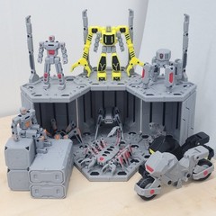 Hexa Base for 1:12 Scale Action Figures | Robot Mech Fortress | 3D Printed Toy
