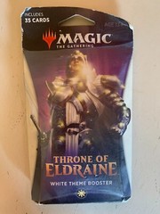 MAGIC THE GATHERING THRONE OF ELDRAINE THEME BOOSTER