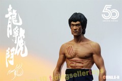 CHINA.X-H Enter The Dragon Kung Fu Master Lee 1/6 Resin 50th Tribute Statue