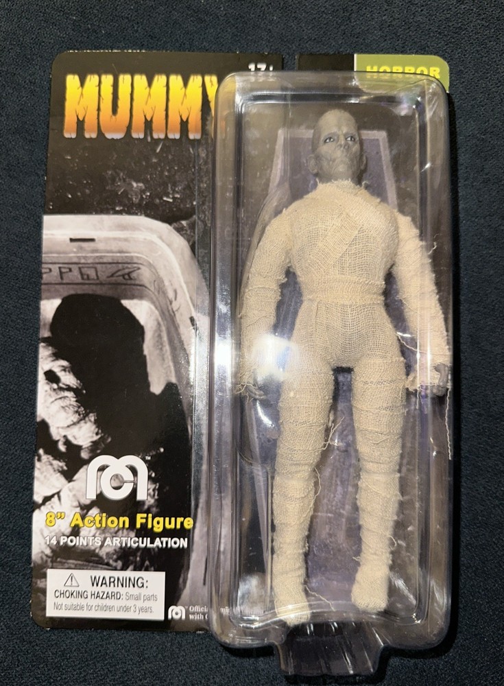 Mego Boris Karloff Mummy 8 inch Collectible Action Figure UNIVERSAL MONSTERS