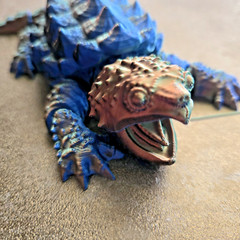 6.5″ Snapping Turtle Articulated Figure 3D Print Toy Collectable Multi Color