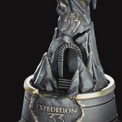 Expedition 33 Monolith Clair Obscur Inspired Statue Dark Fantasy Gamer Display