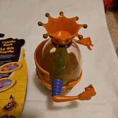 Jimmy Neutron Boy Genius Mattel Yokian King Action Figure 2001 Complete #50139