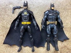 Mattel 1989 Batman & Arkham Knight Figures DC Multiverse 4” Michael Keaton