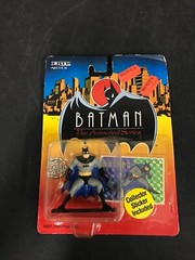 Vintage 1993 ERTL Batman The Animated Series Die Cast Metal Batman Stance
