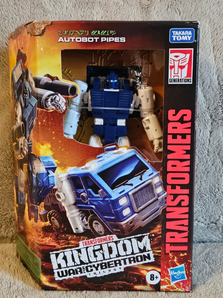 Transformers War for Cybertron Kingdom Deluxe Pipes