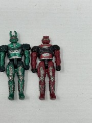 Beetleborgs Green Blue Red 6″ Action Figures Bandai 1996 Lot Of 3