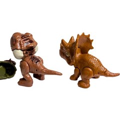LOT OF 5 Small Hard Plastic Dinosaur Toy Figures ~Mattel Jurassic World & Others