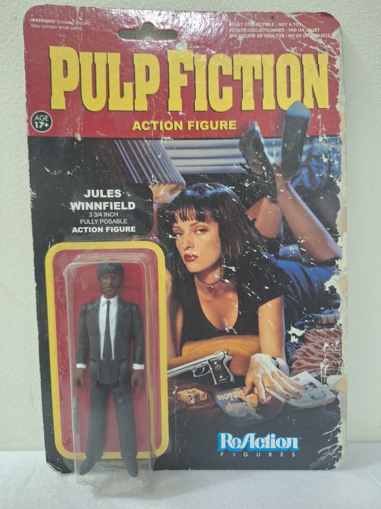 Pulp Fiction Jules Winnfield 3 3/4 Action Figure Funko x Super 7 Brand New