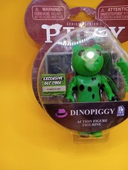 ROBLOX PIGGY Series 1 DINOPIGGY & MYSTERY Figures Lot (2) Exclusive DLC Code NEW