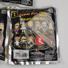 Cobra Kai Series 2 Figural Bag Clip Lot Of 3 Blind Bags New Karate Kid TY2997