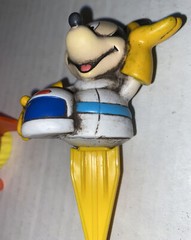 For Restore Parts Vintage Mickey Mouse Rocket Space Bubbles Toy