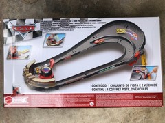 Disney Pixar Cars Nascar Lane Change Race Playset Brand New