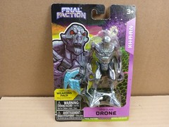 Final Faction 2021 Drone,Decimator,Scourge Pack Lot of 3 Figures & Accessories