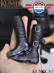 KUMIK 1/6 scale Horse Riding Boots HOLLOW for 12″ Male Action Figure