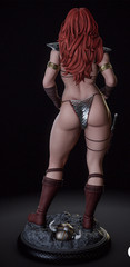 Red Sonja 3d Figure Statue 25cm Professional Painted