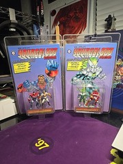 PLACO TOYS ROB LIEFELD YOUNGBLOOD MINI FIGURES BADROCK PHOTON SHAFT COMBAT 1995.