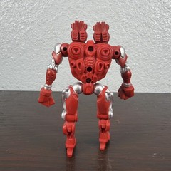 Real Steel TWIN CITIES 5″ Figure 2011 Red Back – No Light