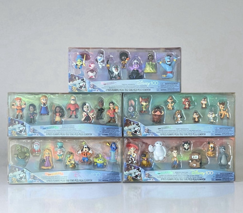 New! Disney 100 Years of Collector Character Figures Lot Of 5