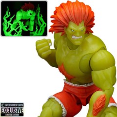Ultra Street Fighter II Blanka Glow-in-the-Dark 6″ Jada EE Exclusive – IN HAND