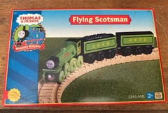 2001 Learning Curve Wooden Thomas Train Flying Scotsman! New! Character Card!