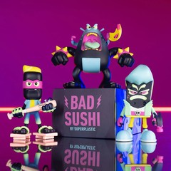 Superplastic⚡Bad Sushi ⚡1 Case of 12 Blind Boxes 3″ Mini Figures Factory Sealed