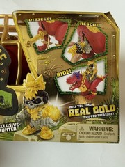 Treasure X Dino Dissection Gold Red NEW in Box Exclusive Hunter Dinosaur Toy Kid