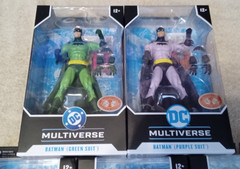 MCFARLANE BATMAN DETECTIVE COMICS #241 (GREEN/PURPLE/PINK/ORANGE/YELLOW)SUIT SET