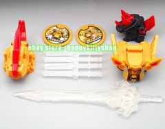 Dino Core Golden Ultimate D-Buster Tyranno Figure 7 in 1 Dinosaur Robot Combiner