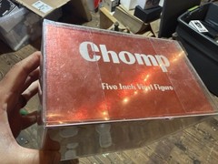 Abominable CHOMP DesignerCon Exclusive Orange Overload Glow Yeti With PROTECTOR