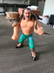 WWF Hasbro Jake “The Snake” Roberts Action Figure 1991 1990 Complete W/ Damien