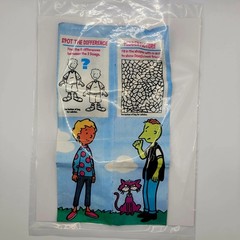 Rare Unused Doug Paper Bag 1996 Nickelodeon Jack In The Box ABC