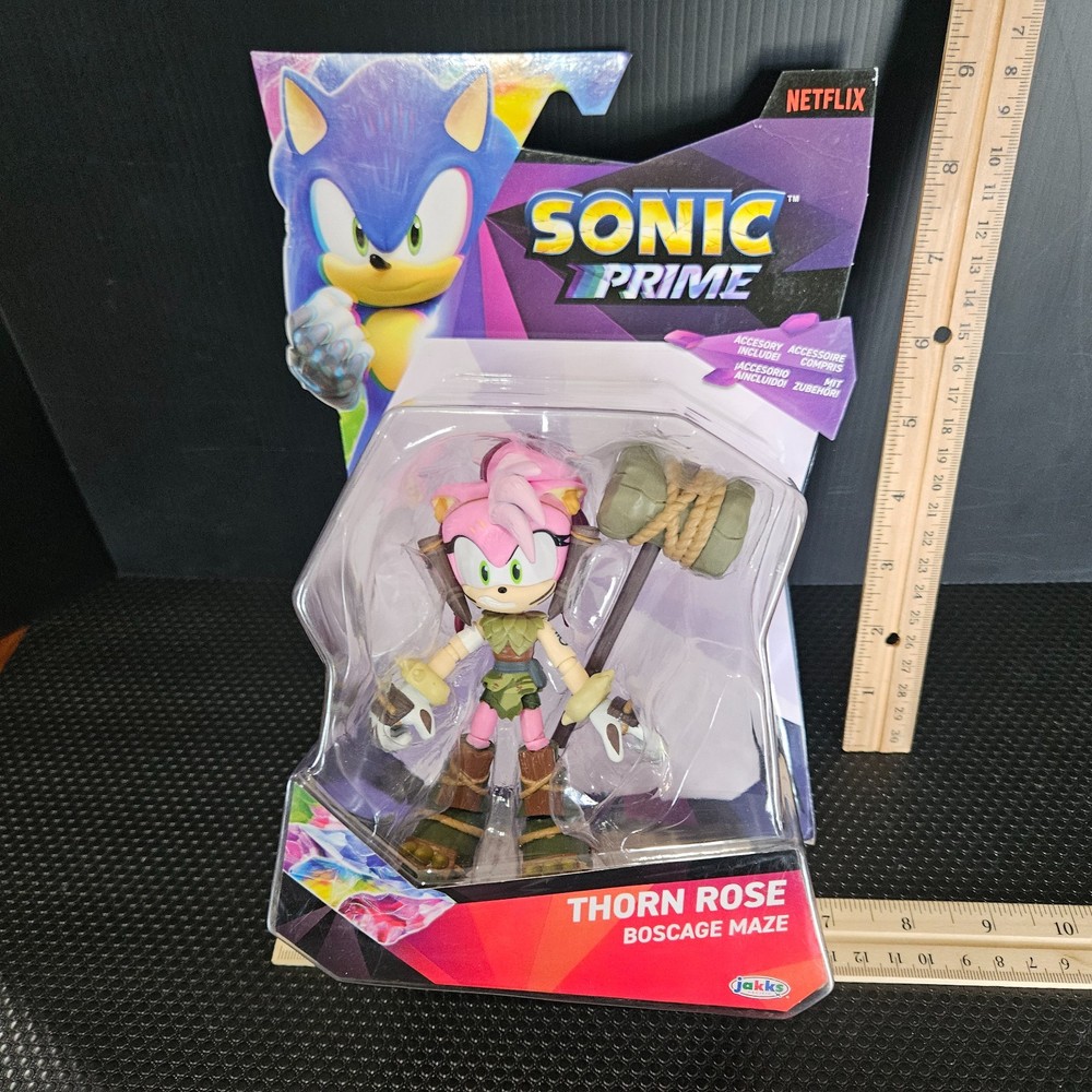 Jakks Netflix Sonic Prime THORN ROSE BOSCAGE MAZE 5″ Action Figure – NEW!