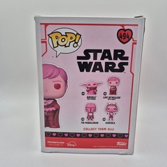 Funko POP Star Wars Valentine’s Day Luke Skywalker 494 with Grogu Pop Protector