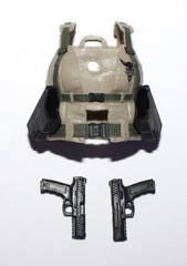 PANDORA – Vest and Handguns – VALAVERSE ACTION FORCE 6″ Scale 1/12