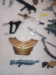 Random Mixed Lot Action Figure Accessories Weapons Gi joe Halo Power Rangers