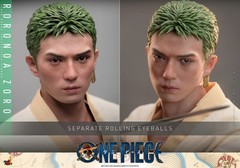 Hot Toys TMS110 Netflix: One Piece Roronoa Zoro 1/6 Scale 12″ Figure Open Box