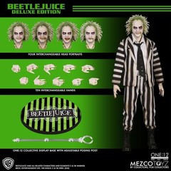 Beetlejuice Action Figure 1/12 Beetlejuice Deluxe Edition 7.09 In