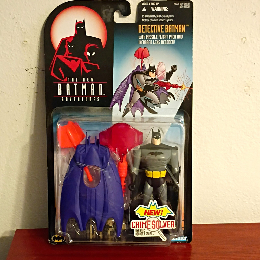 Kenner New Batman Adventures Detective Batman Figure Boxed w/ Flight Pack 1997