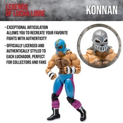 Konnan Classic Masked Era Edition Legends of Lucha Libre Premium 1:12 Scale 6″