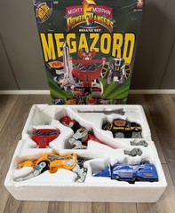 Power Rangers Megazord Deluxe Set Original 1993 with box 100% complete Toy RARE
