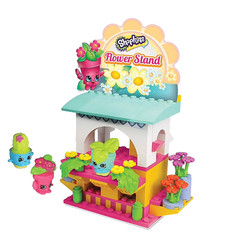 SHOPKINS KINSTRUCTIONS Flower Stand, Brand New, 128 PIECES BUILDING SET, AGES 6+