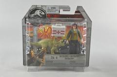 Jurassic World Fallen Kingdom Zia & Triceratops Action Figure Mattel NEW