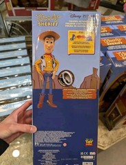 NEW 💥Disney Store Pixar Toy Story Sheriff Woody Doll Action Figure -Talking!