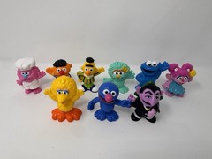 Sesame Street Workshop Figure Cake Topper Lot of 9